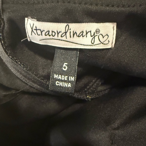 Xtraordinary Silver and Black Fit and Flare Mini Dress - Picture 11 of 12